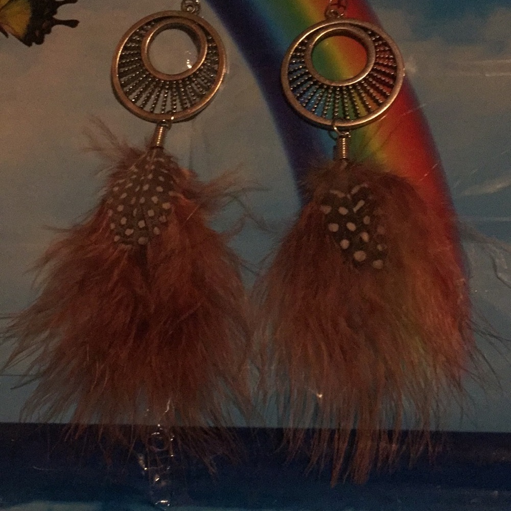 Feather Earrings - Picture 2 of 13